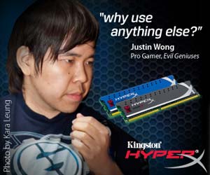 Justin Wong and Kingston Hyper X