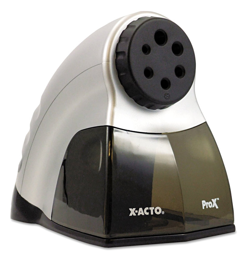 XACTO ProX Classroom Electric Pencil Sharpener, Silver