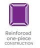 Reinforced one-piece construction