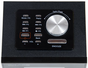 Control panel of the Grace Digital Allegro GDI-IRD4000 Wi-Fi Radio