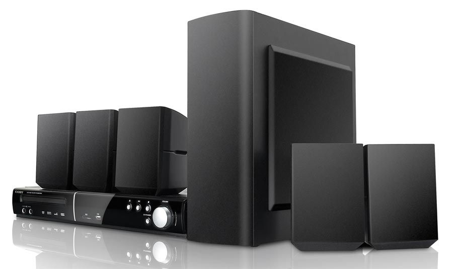 Coby DVD938 5.1Channel DVD Home Theater System (Black) Home Audio & Theater