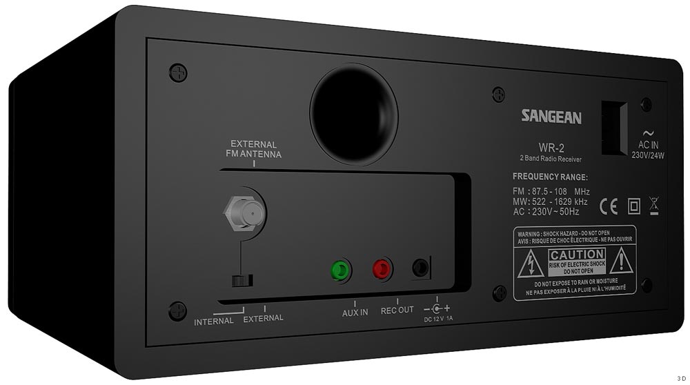 Sangean WR-2 Digital AM/FM Tabletop Radio (Black) : Amazon.ca: Electronics