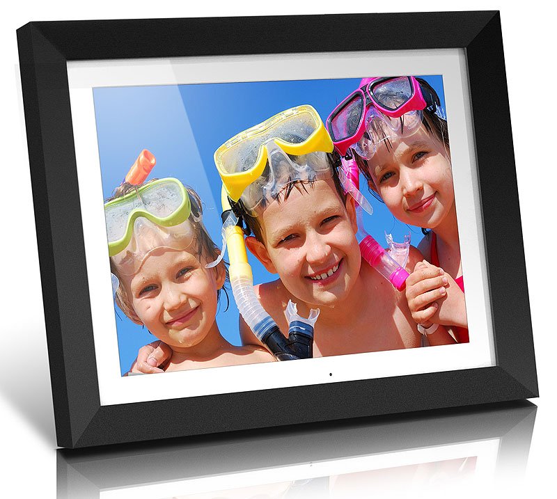 Aluratek (ADMPF315F) 15 Inch Digital Photo Frame Black