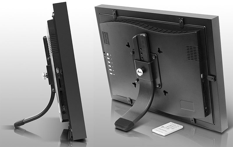 Aluratek ADMPF119 19Inch Digital Photo Frame with 2 GB