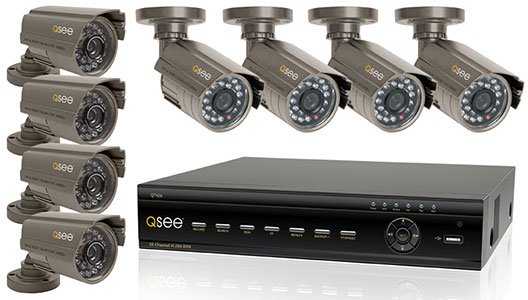 Amazon.com : Q-See QT426-803-5 16 Channel H.264 Sleek DVR System with 8