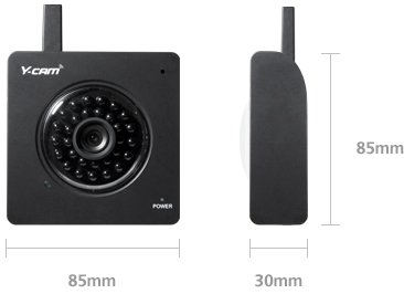 Amazon.com : Y-cam Black SD, Network Camera, WiFi, MicroSD