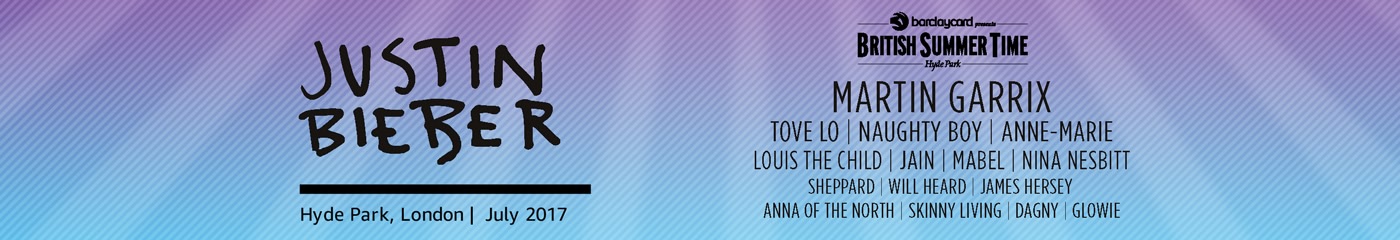 Justin Bieber BST  tickets