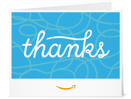 Amazon.com: Amazon Gift Card - Print - Thank you (Whimsical): Gift Cards