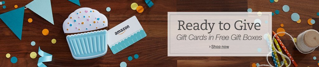 Amazon Gift Cards in Free Gift Boxes
