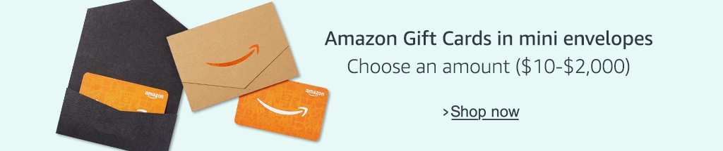 Amazon Gift Card Mini Envelopes