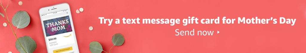Try a text message gift card for Mother's Day
