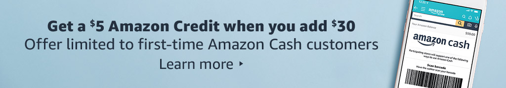 Get $5 when you add $30