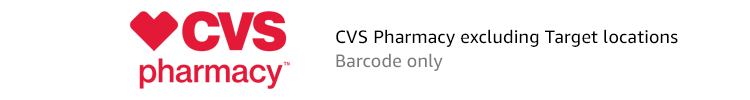 CVS Pharmacy - Excluding Target Locations | Barcode only