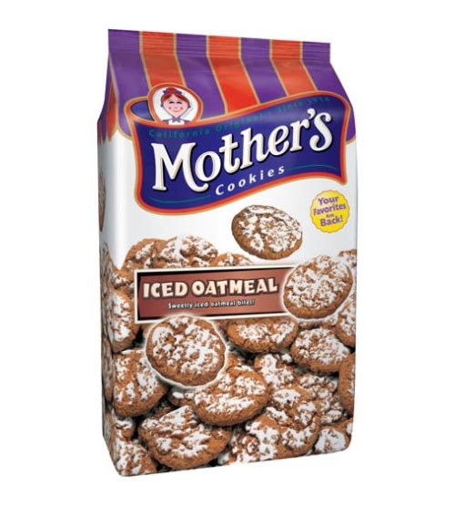 Mother's Iced Oatmeal Cookies, 14Ounce Bags (Pack of 4)