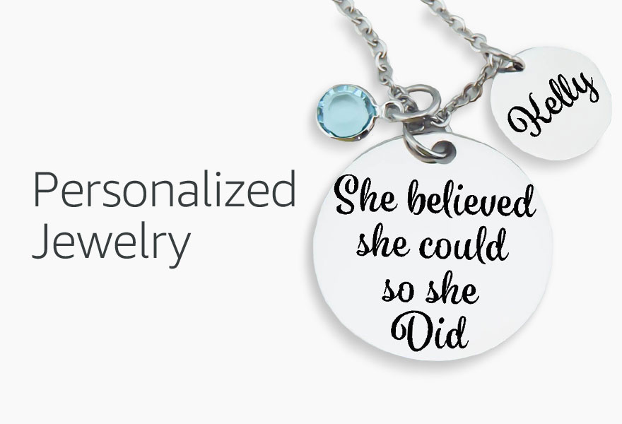 Personalized Jewelry for Grads