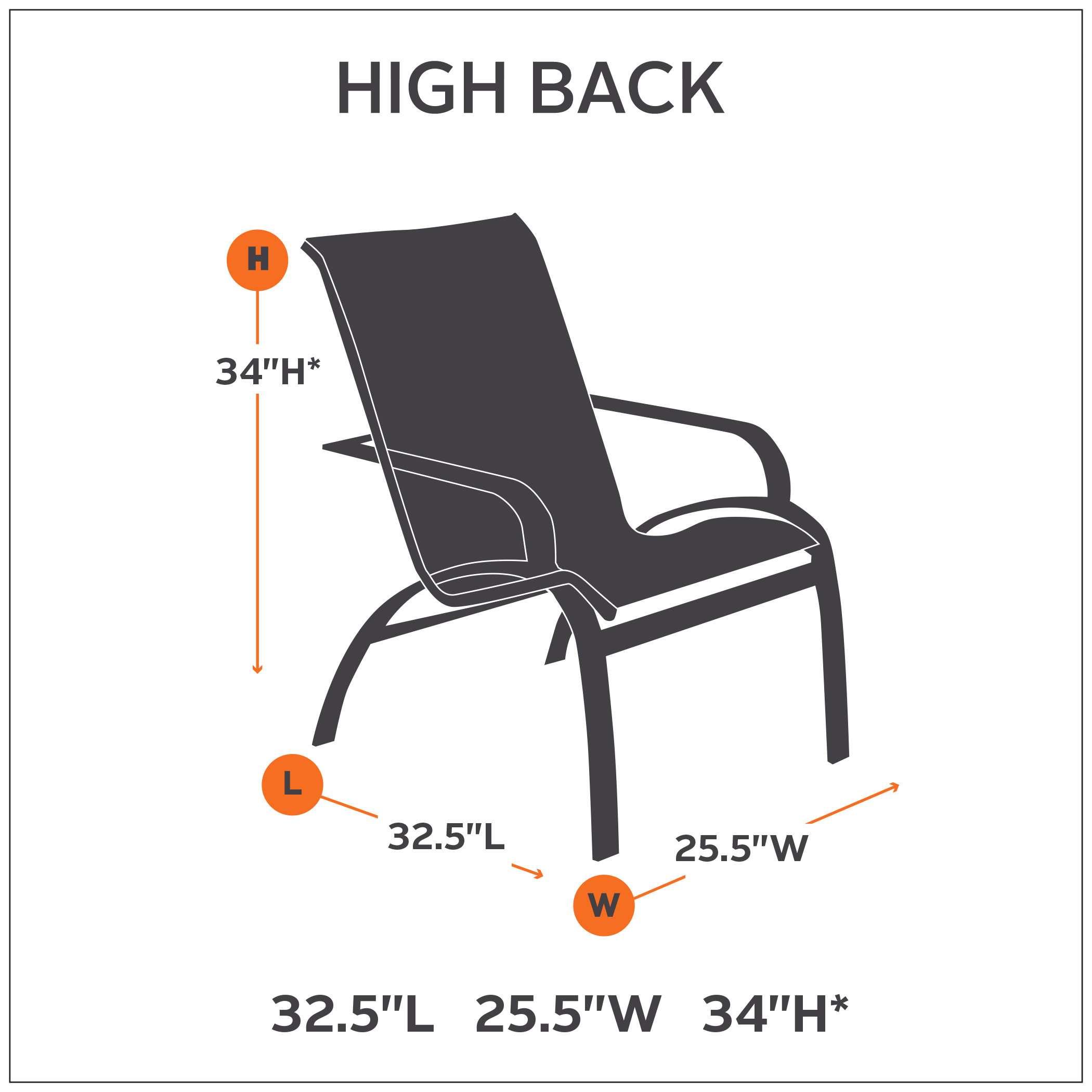 Classic Accessories Ravenna Patio Lounge Chair Cover