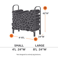 Classic Accessories Log Rack Covers Size