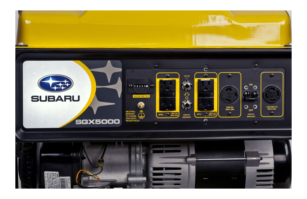 Subaru SGX5000 4,900 Watt 9.5 HP OHC EX30 Gas Powered