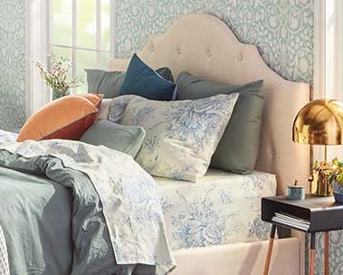 Add some calm with mineral tones