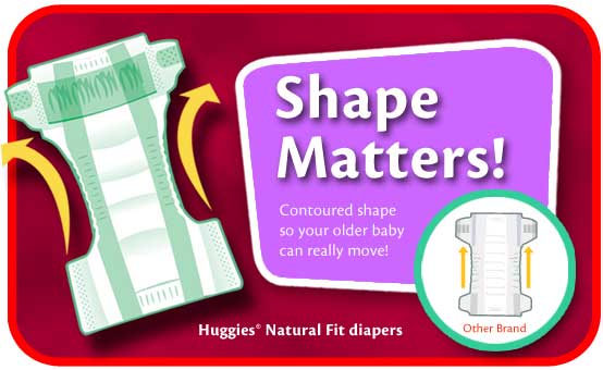huggies natural fit diapers