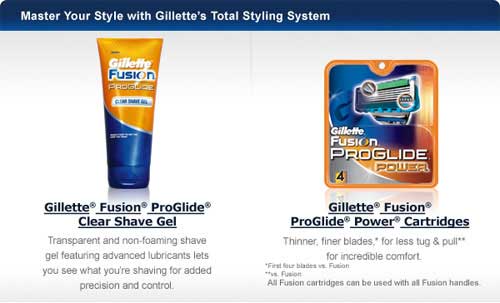 fusion proglide styler blades