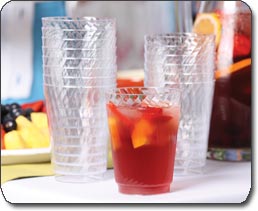 Chinet Cut Crystal Tumblers 9-ounce