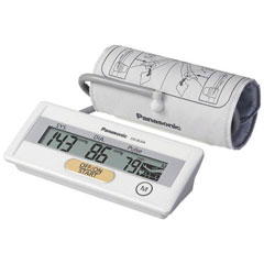 The Panasonic EW-BU04W Portable Upper Arm Blood Pressure Monitor is Slim and Compact