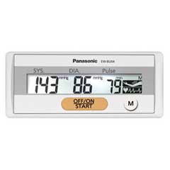 The Panasonic EW-BU04W Portable Upper Arm Blood Pressure Monitor has an Easy-to-Read Display