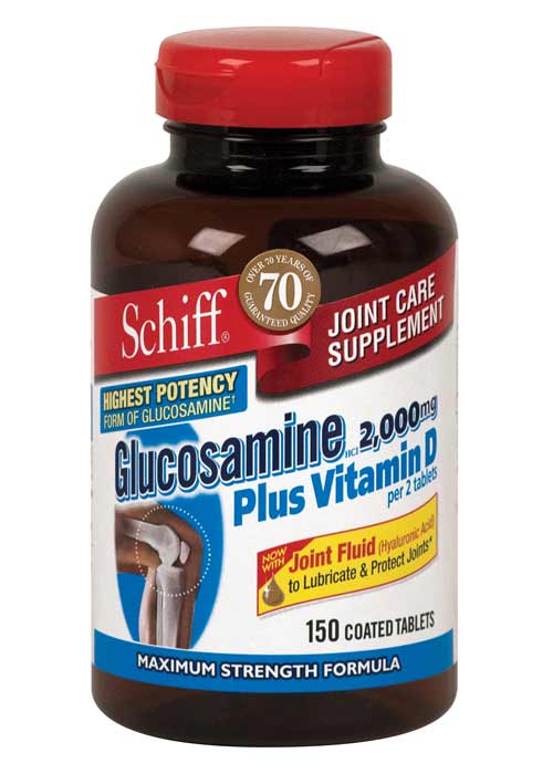 Schiff Glucosamine 2000mg with Vitamin D3 and Hyaluronic