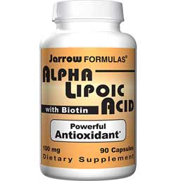 Jarrow Formulas Alpha Lipoic Acid 100mg, 90 Capsules Product Shot
