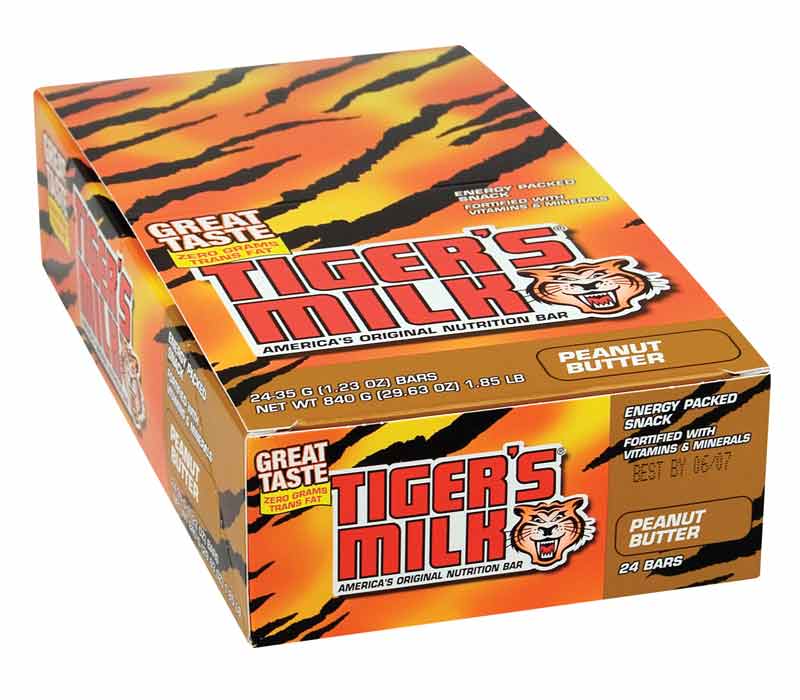 Amazon.com: Tiger's Milk Energy Bar with Protein, Peanut Butter ...