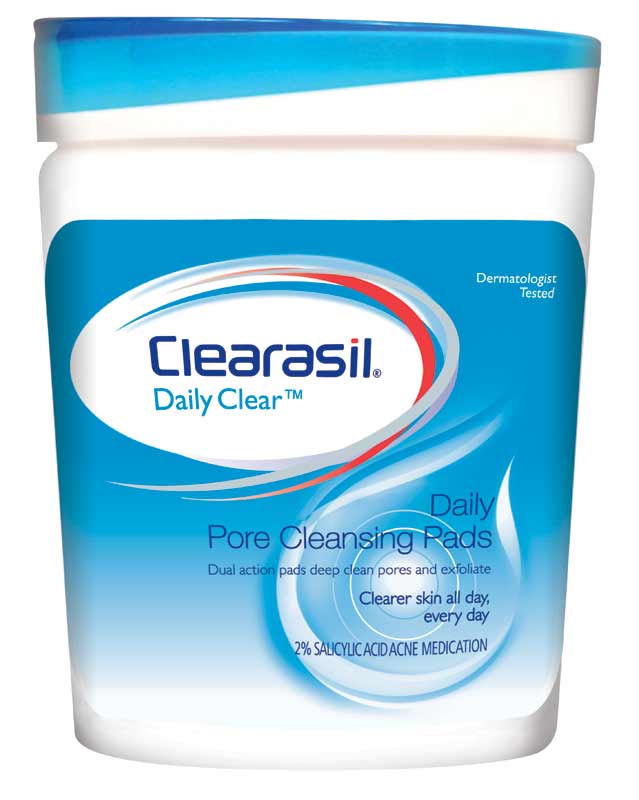 Clearasil Daily Pore Cleansing Pads, 90Count Jars (Pack