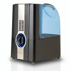 Crane Warm Mist Humidifer, Black (1 Gallon) Product Shot