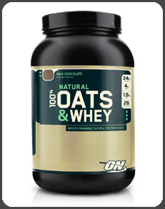 Optimum Nutrition NATURAL 100% OATS & WHEY, Milk Chocolate