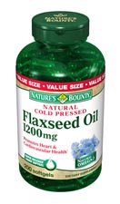 Nature's Bounty Flaxseed Oil 1200 mg (200 Softgels)