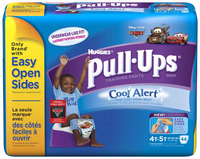 Huggies PullUps Training Pants with Cool Alert, Boys, 4T