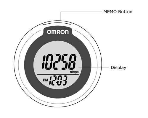Omron Go Smart HJ-151 Hip Pedometer with Smart Sensor Technology New Omron Go Smart HJ-151 Hip Pedometer with Smart Sensor Technology New