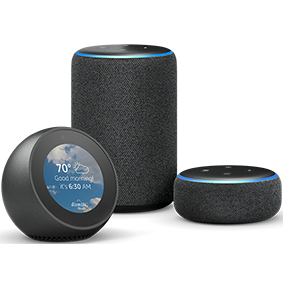 Any Alexa device is needed for Alexa voice control