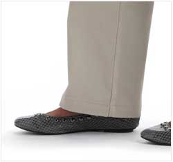 Women's Relaxed Fit Plain Front Pant Product Shot