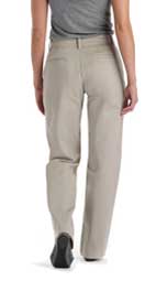 Relaxed Fit Plain Front Pant