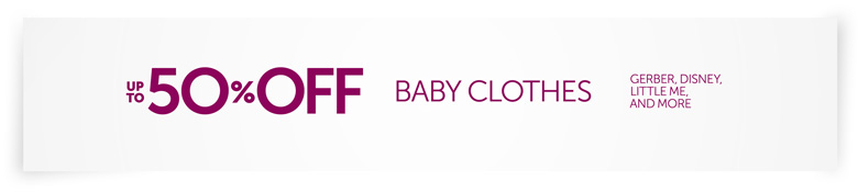 Up to 50% Off Baby Clothes