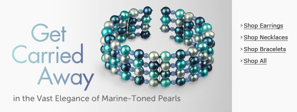Get Carried Away in the Vast Elegance of Marine-Toned Pearls