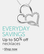 Everyday Savings: Up to 50% off necklaces