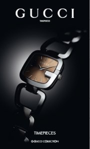 First introduced in the late ‘60s, the famous Gucci “G” quickly became a worldwide sensation. It has been elegantly revisited in this stainless steel timepiece, which is also available with an edgy total black look.