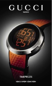 The I-Gucci combines cutting-edge design with an unconventional fashion attitude. Its large, double layout digital display features a sleek face and multiple treatment frame, and is complemented by a broad, iconic rubber strap that underscores its sporty elegance. The result is a perfect combination of style and functionality.