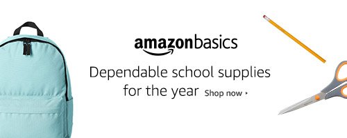 School Supplies from Amazon Basics