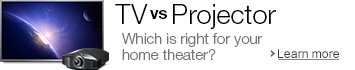 TV vs. Projector