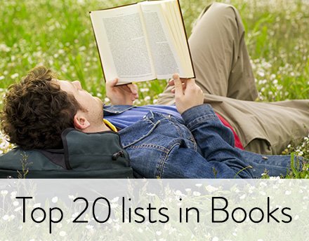 Top 20 lists in Books