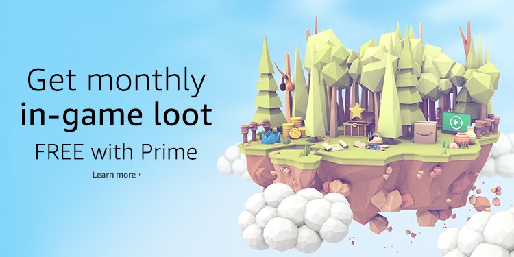 get monthly in-game loot free with Twitch Prime