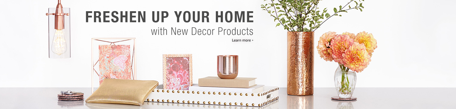 Freshen up your home with new decor products